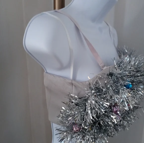 Akira JINGLE BELLS SILVER BUSTIER - Picture 2 of 4